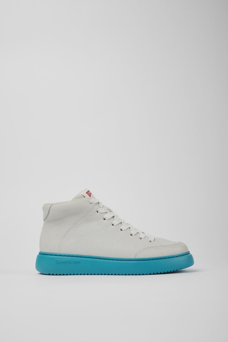Zapatillas Camper Runner K21 Nondyed Cuero Mujer Blancas | DRPEB-6194