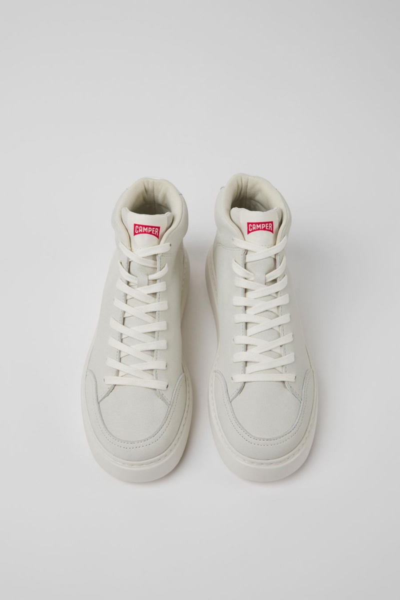 Zapatillas Camper Runner K21 Nondyed Cuero Mujer Blancas | RDKEY-8510