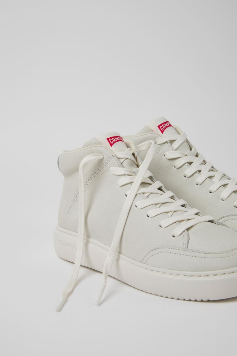 Zapatillas Camper Runner K21 Nondyed Cuero Mujer Blancas | RDKEY-8510
