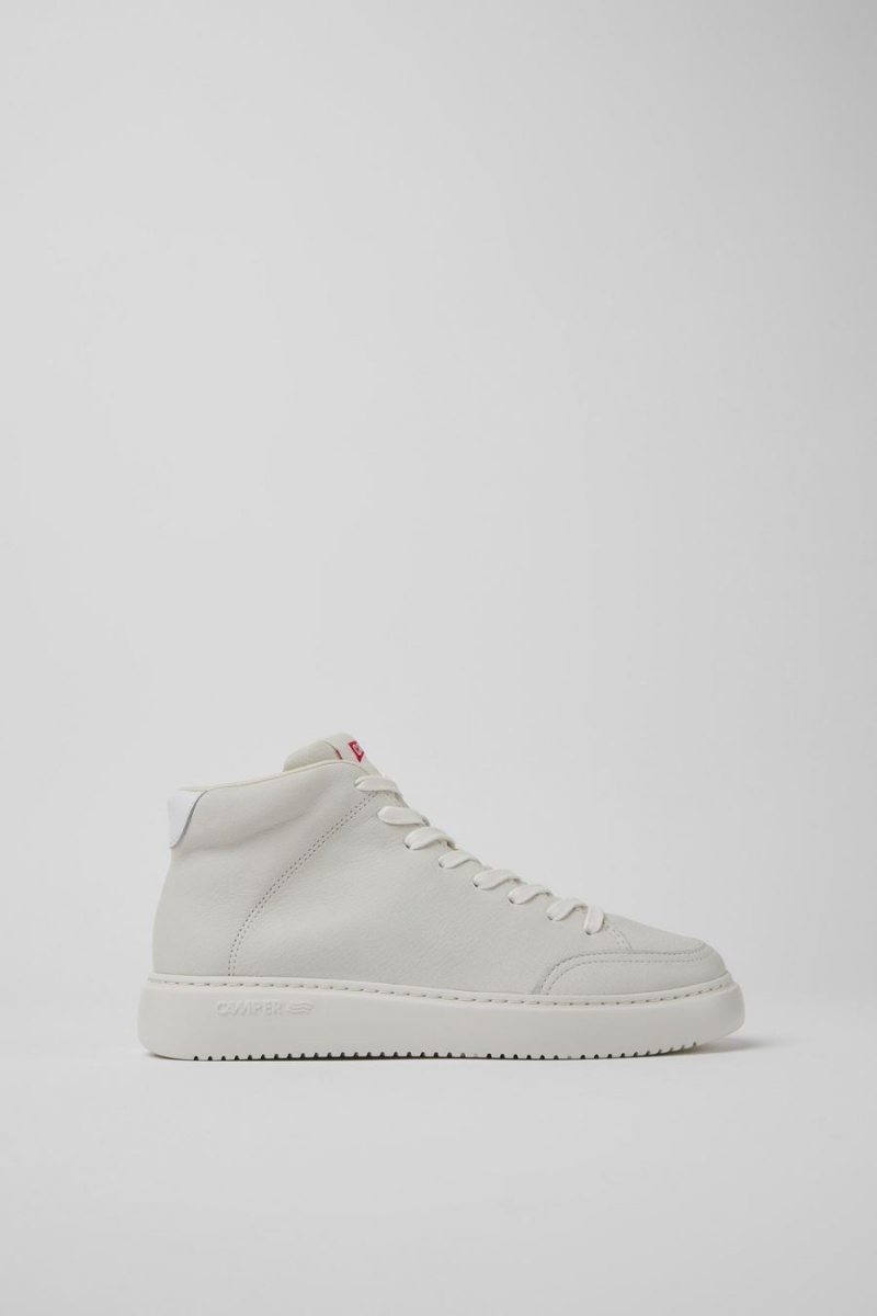 Zapatillas Camper Runner K21 Nondyed Cuero Mujer Blancas | RDKEY-8510