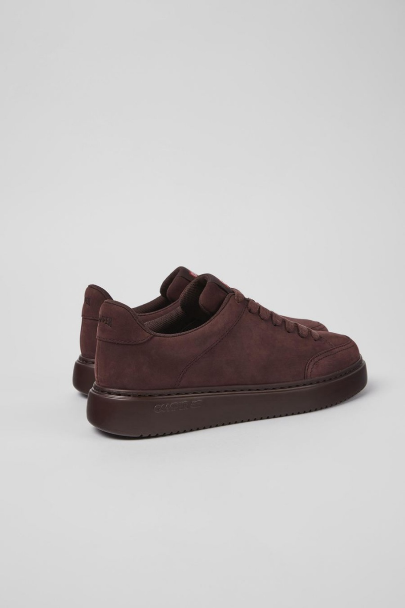 Zapatillas Camper Runner K21 Nubuck Mujer Burdeos | JCZHY-8406