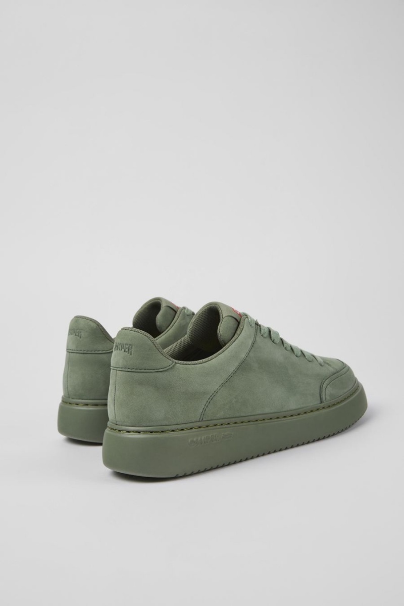 Zapatillas Camper Runner K21 Nubuck Mujer Verde | DRTOU-4907