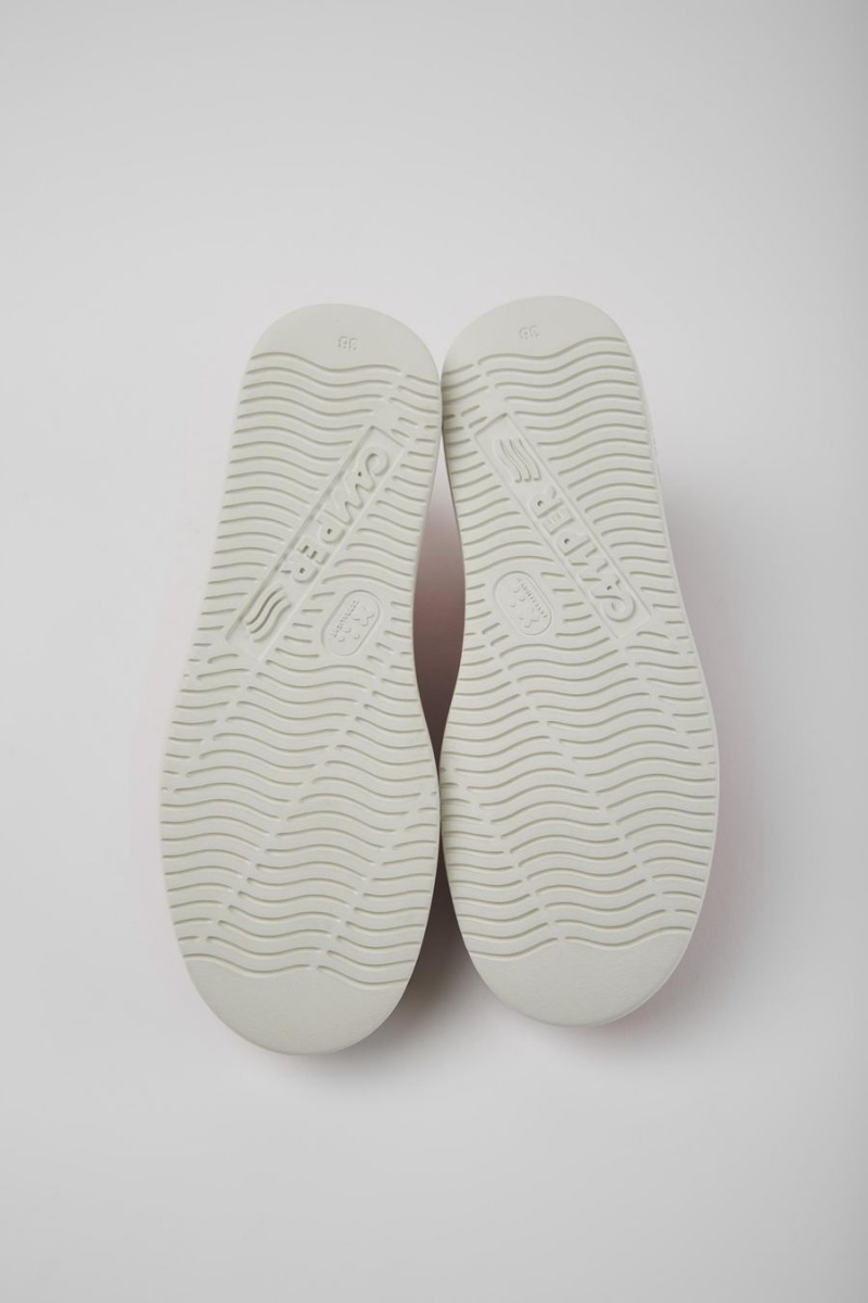 Zapatillas Camper Runner K21 Printed Cuero Mujer Rojas | QZBTV-1926
