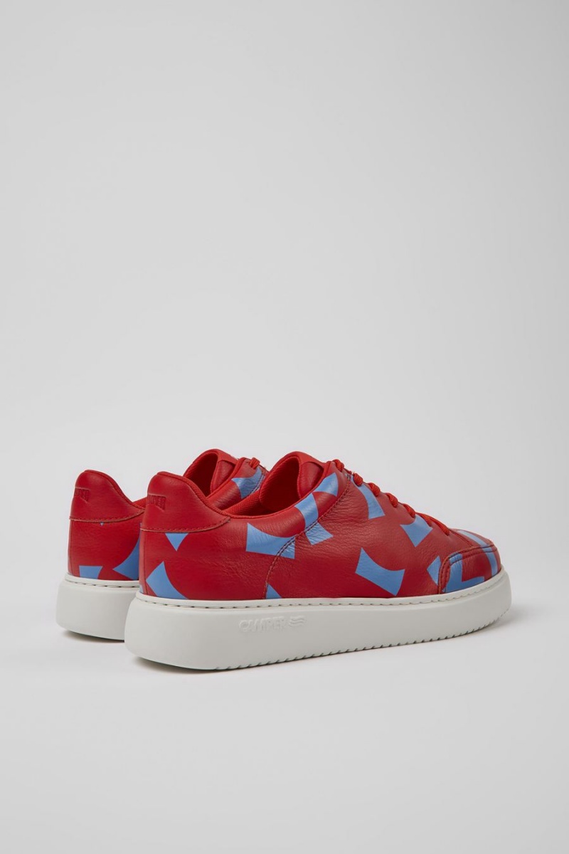 Zapatillas Camper Runner K21 Printed Hombre Rojas | YXWKZ-6179