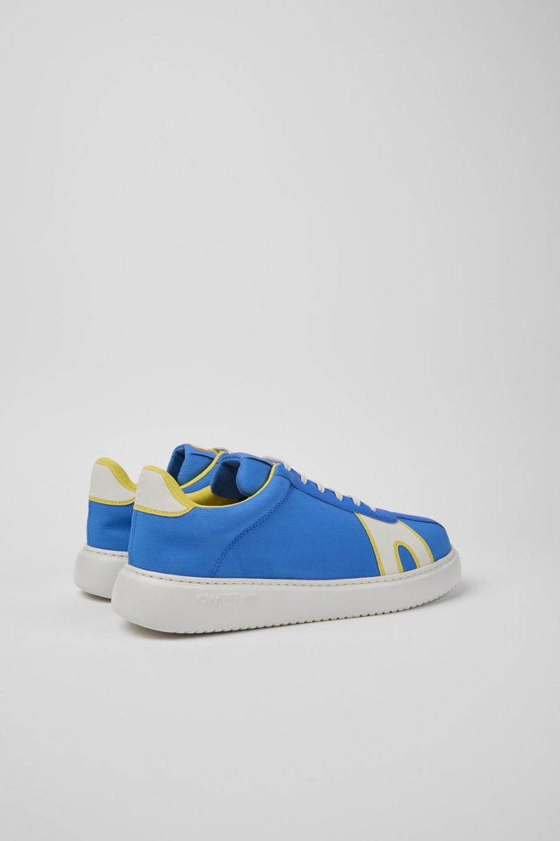 Zapatillas Camper Runner K21 Recycled Polyester Hombre Azules | VXTHW-1509