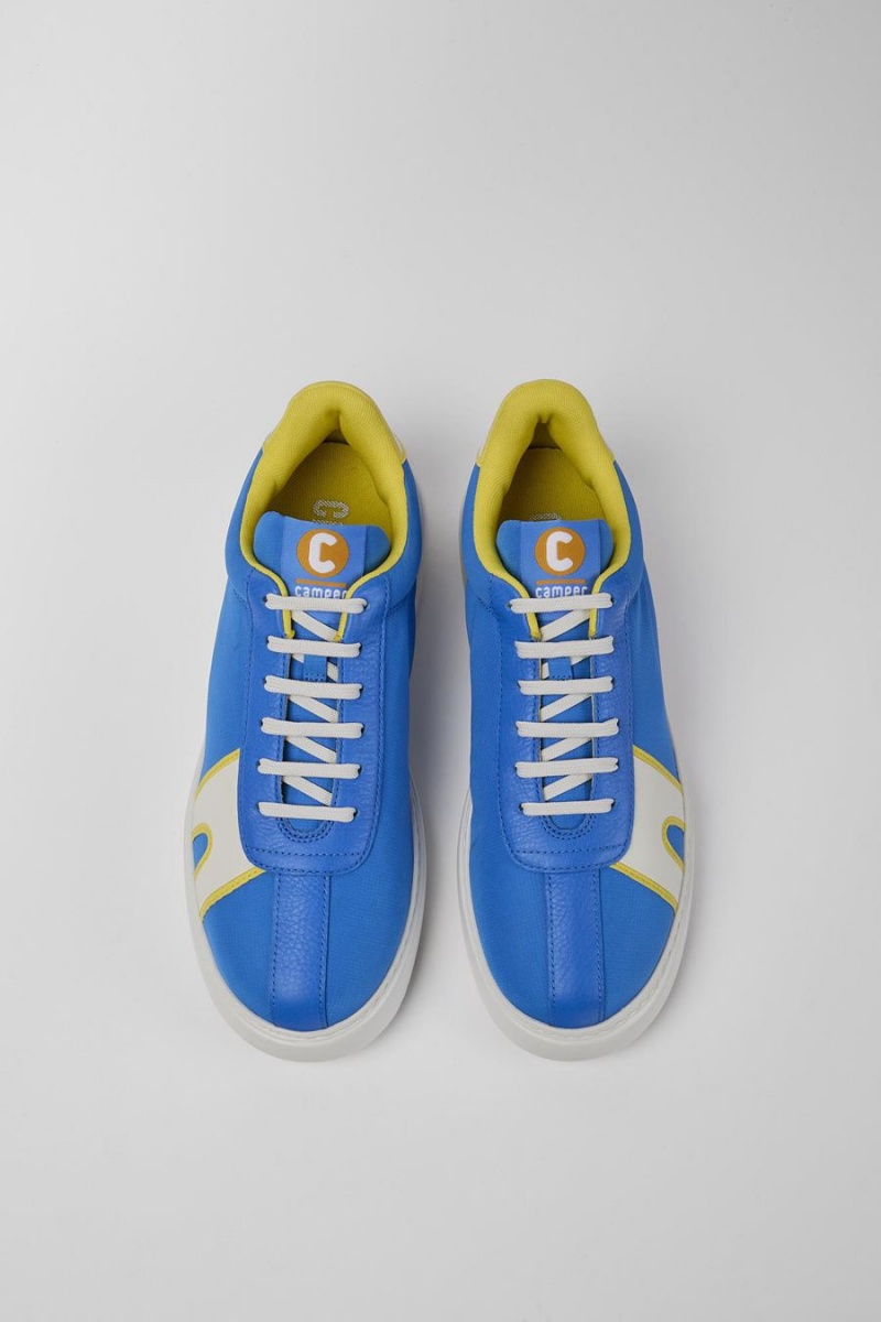 Zapatillas Camper Runner K21 Recycled Polyester Hombre Azules | VXTHW-1509