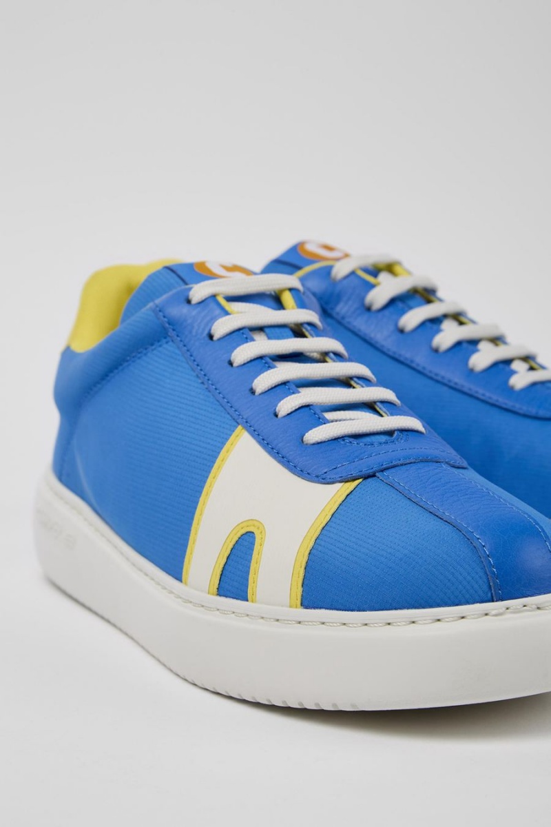 Zapatillas Camper Runner K21 Recycled Polyester Hombre Azules | VXTHW-1509