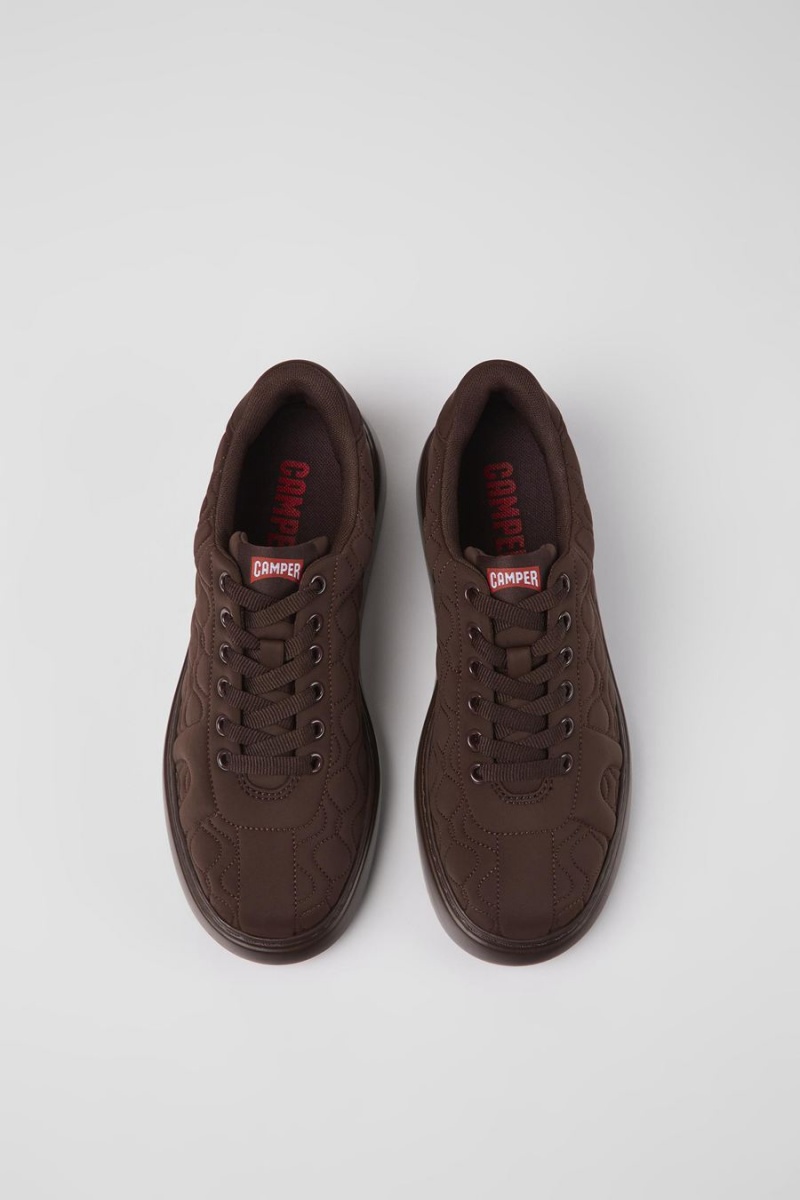 Zapatillas Camper Runner K21 Textil Mujer Burdeos | CXNDQ-4573