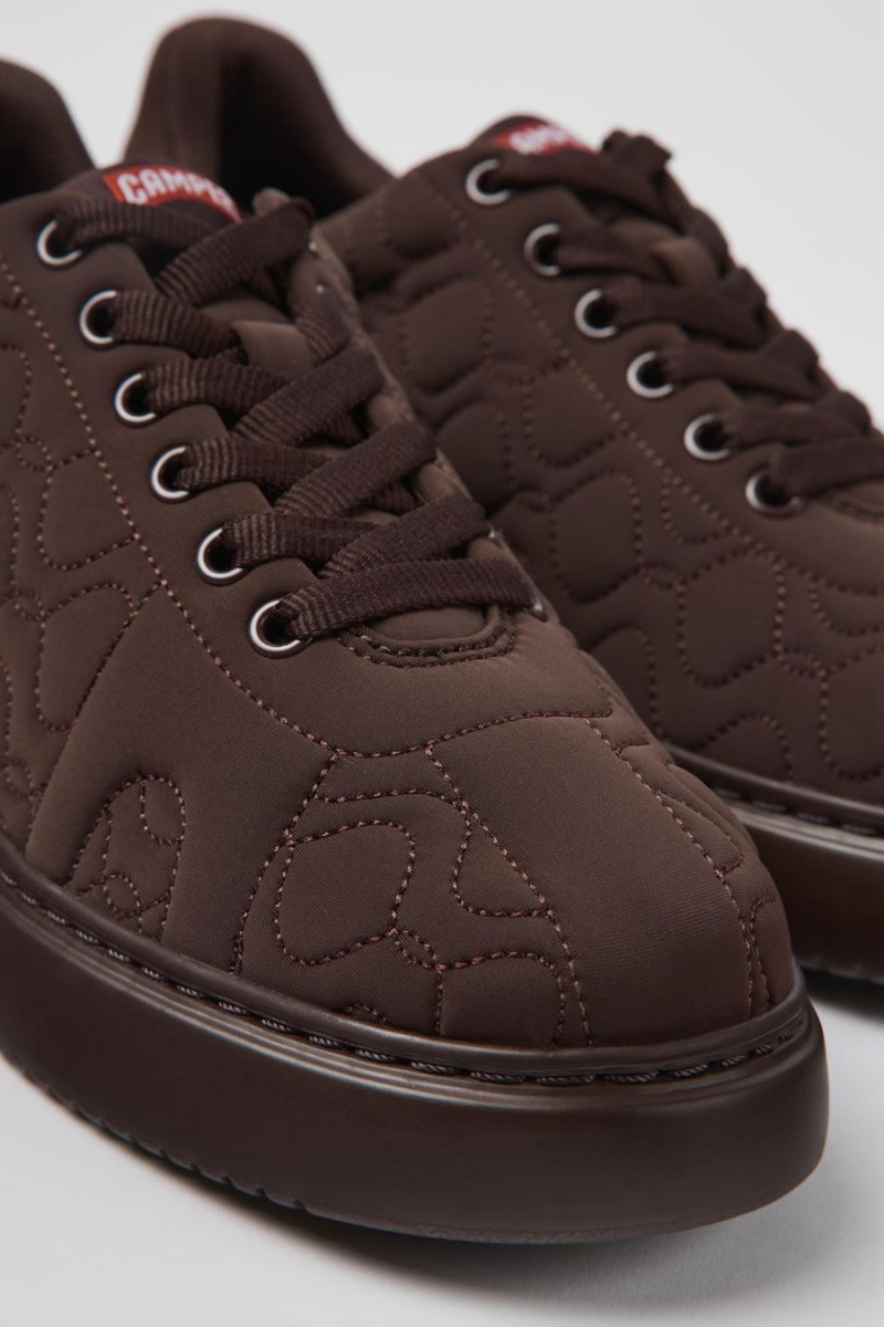 Zapatillas Camper Runner K21 Textil Mujer Burdeos | CXNDQ-4573
