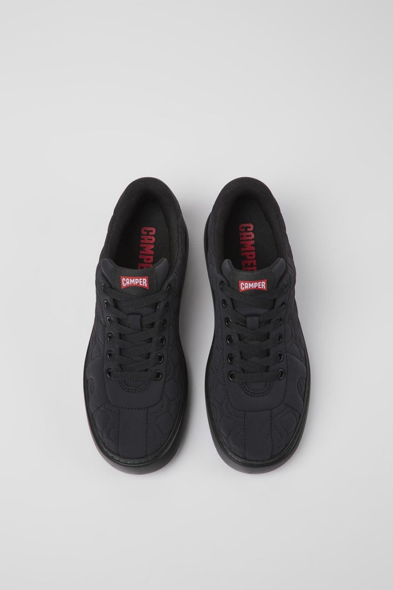 Zapatillas Camper Runner K21 Textil Mujer Negras | BCQAT-6820