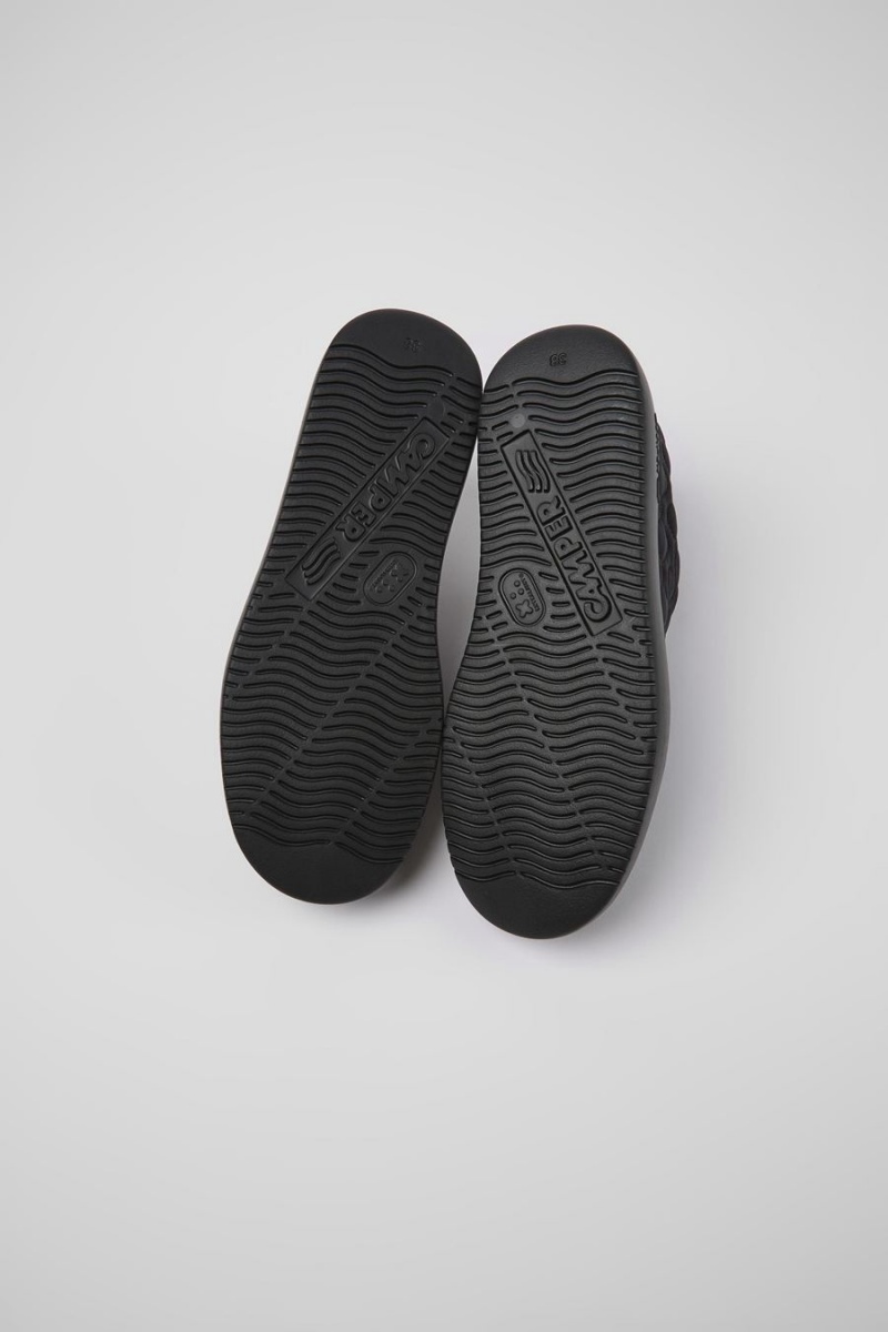 Zapatillas Camper Runner K21 Textil Mujer Negras | BCQAT-6820