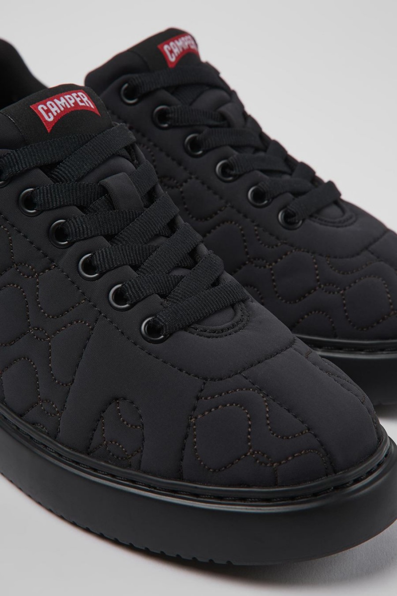 Zapatillas Camper Runner K21 Textil Mujer Negras | BCQAT-6820