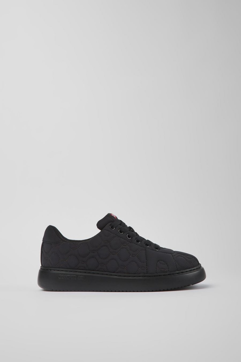 Zapatillas Camper Runner K21 Textil Mujer Negras | BCQAT-6820