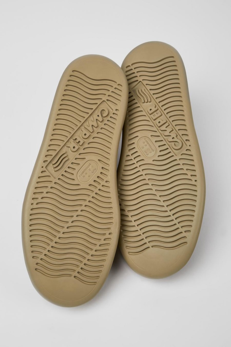 Zapatillas Camper Runner Nubuck Hombre Marrones | WXTQM-0629