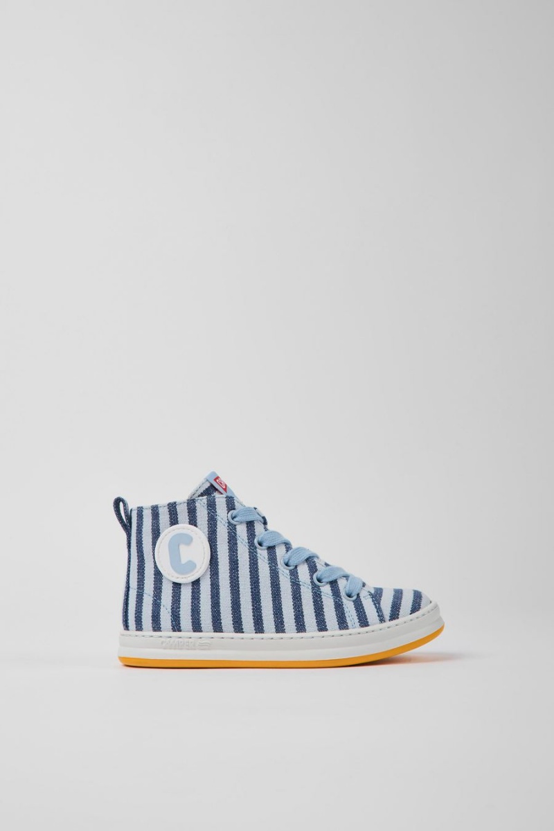 Zapatillas Camper Runner Textil Niño Azules | WQXYP-9251
