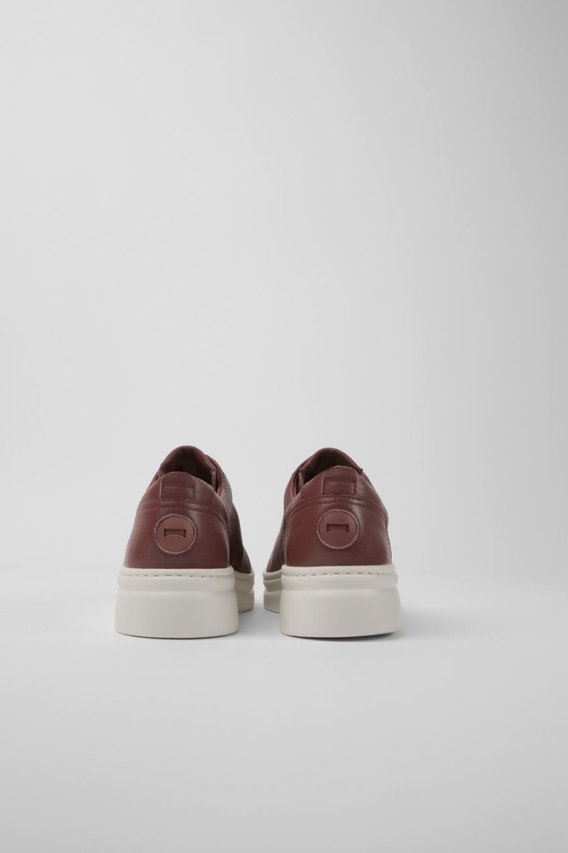 Zapatillas Camper Runner Up Cuero Mujer Burdeos | OEKXP-4039