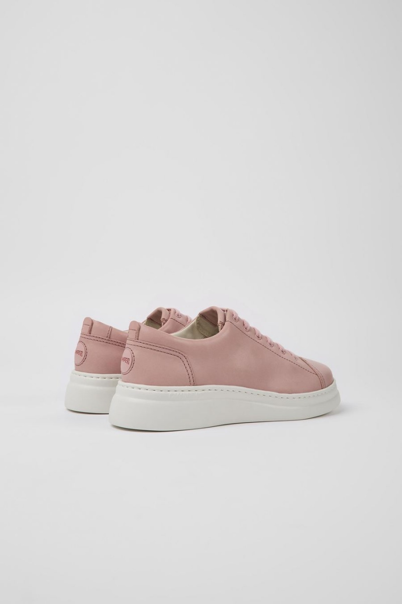 Zapatillas Camper Runner Up Cuero Mujer Rosas | RAZHD-8429