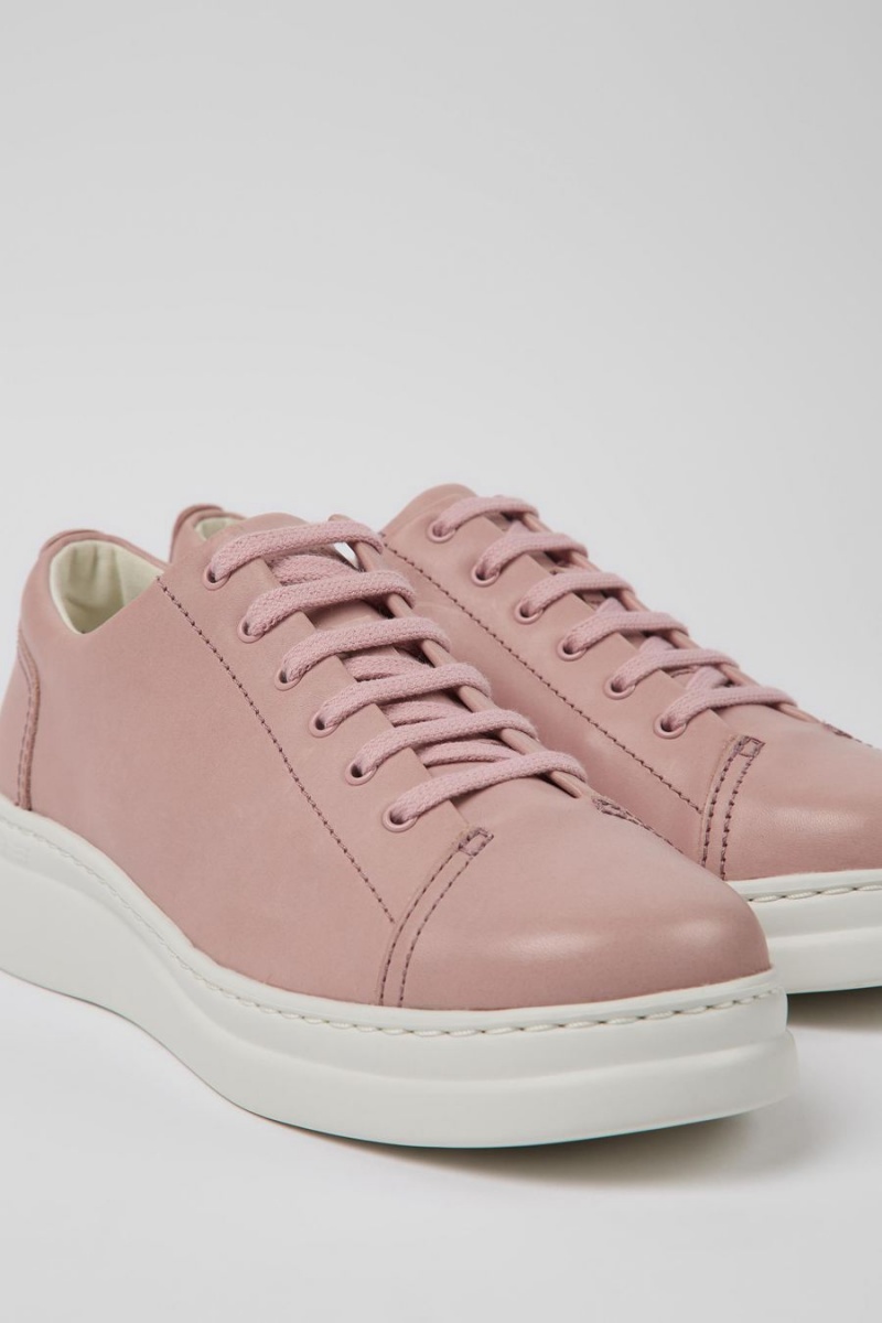 Zapatillas Camper Runner Up Cuero Mujer Rosas | RAZHD-8429