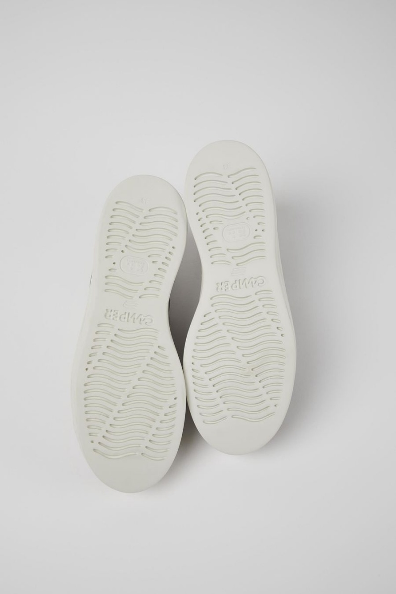 Zapatillas Camper Runner Up Metallic Cuero Mujer Gris | CFWLP-2458