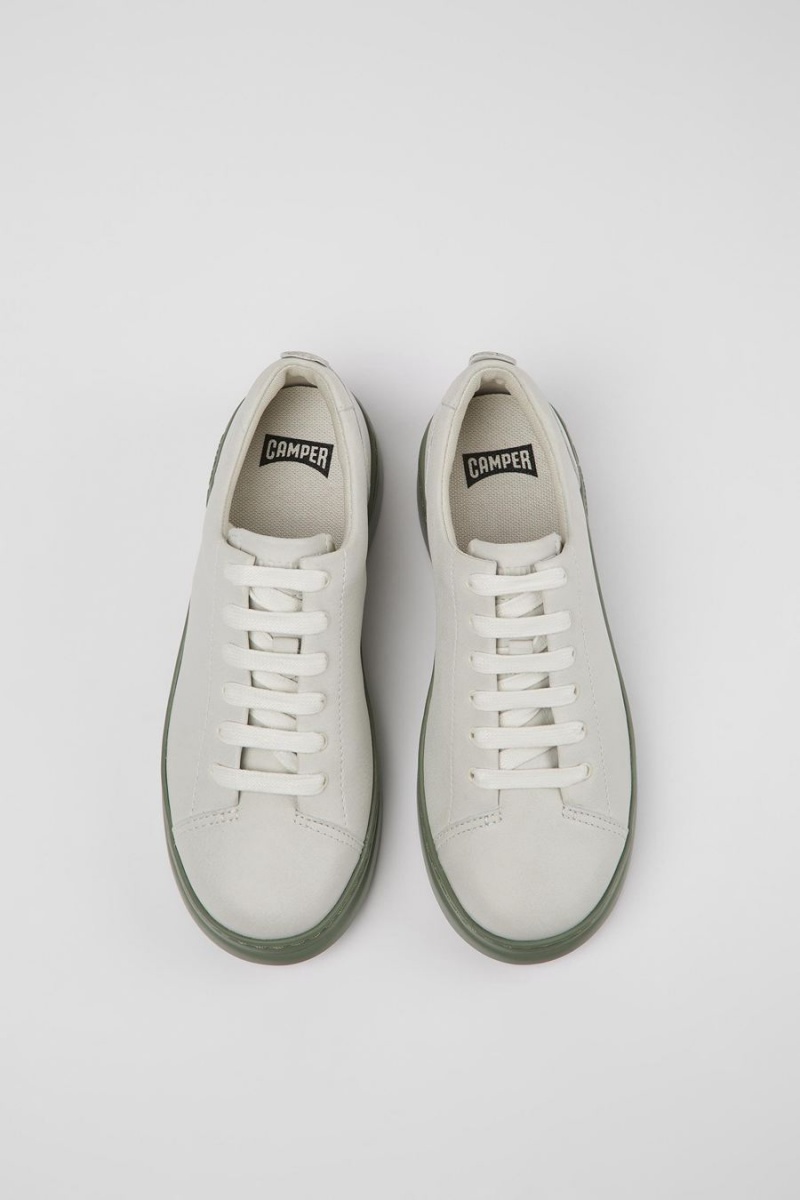 Zapatillas Camper Runner Up Nondyed Cuero Mujer Blancas | FTRQW-6892