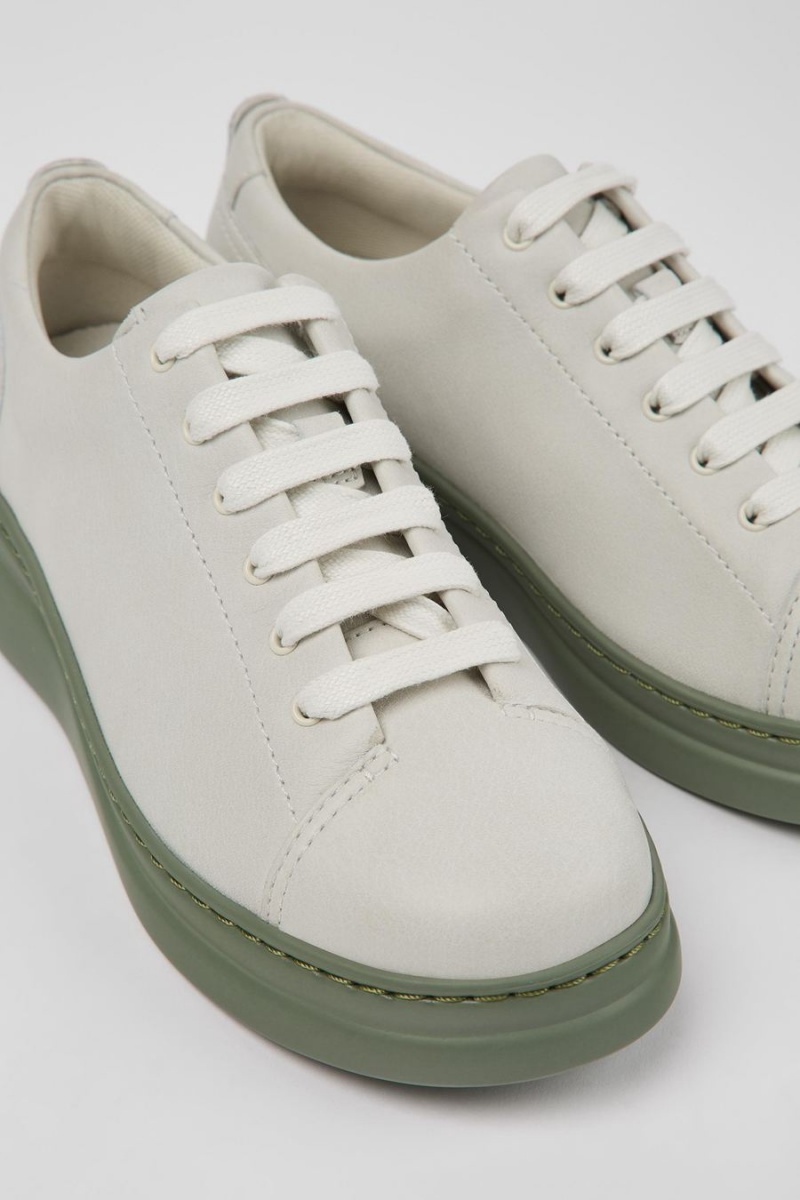 Zapatillas Camper Runner Up Nondyed Cuero Mujer Blancas | FTRQW-6892