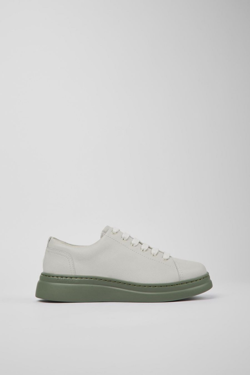 Zapatillas Camper Runner Up Nondyed Cuero Mujer Blancas | FTRQW-6892