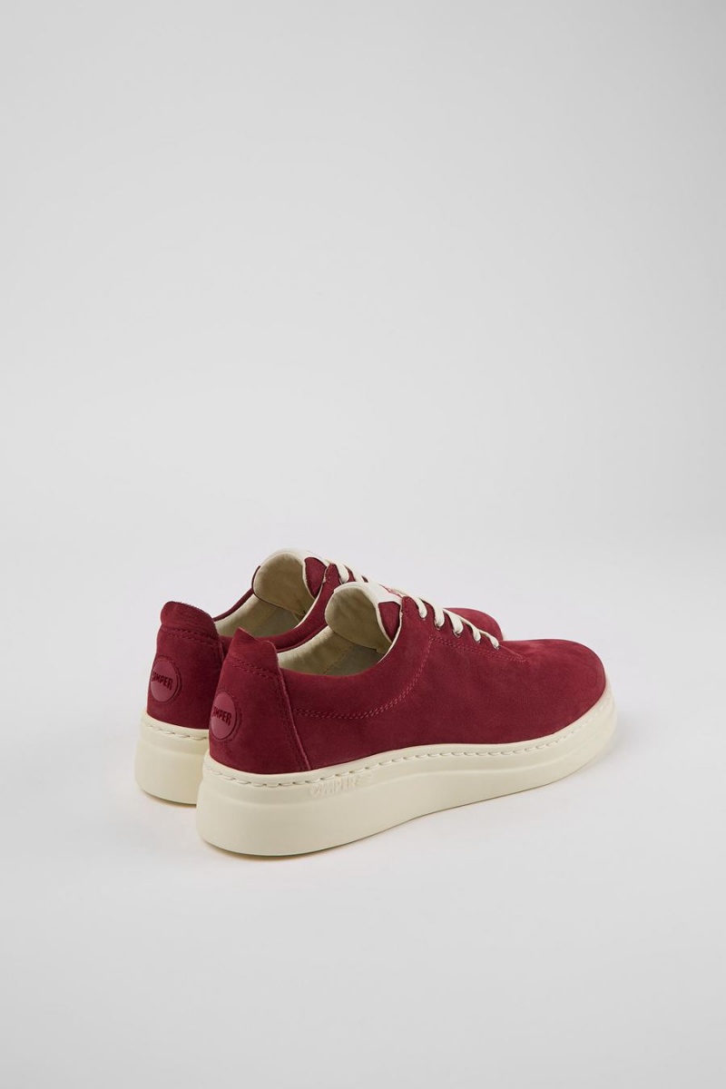 Zapatillas Camper Runner Up Nubuck Mujer Burdeos | OHRDC-2901