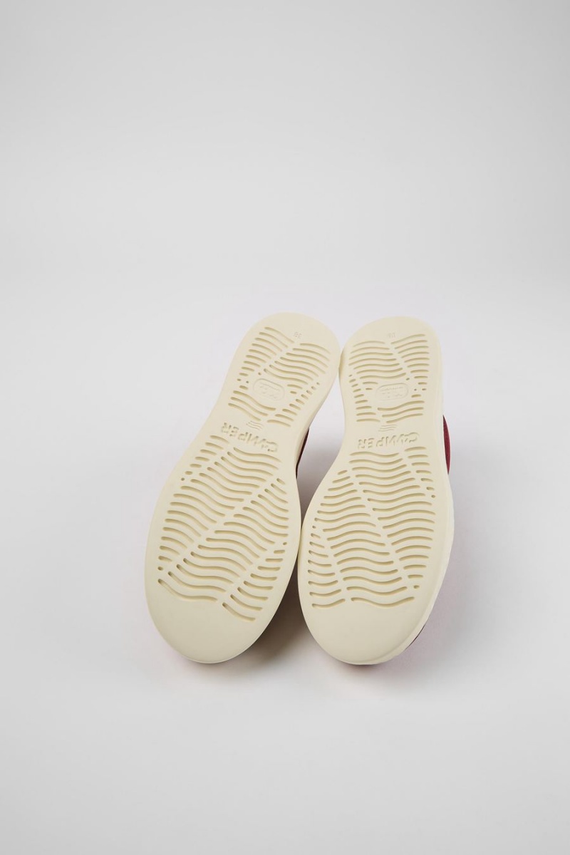 Zapatillas Camper Runner Up Nubuck Mujer Burdeos | OHRDC-2901