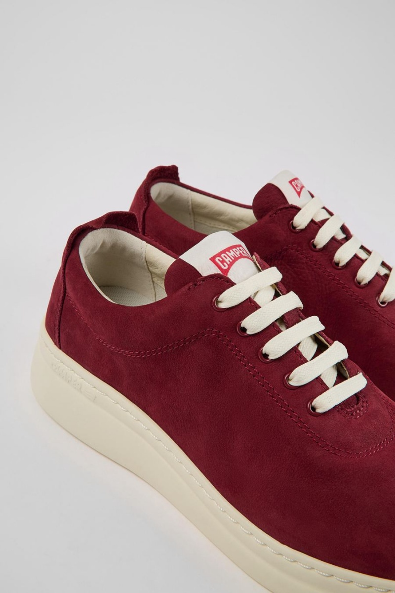 Zapatillas Camper Runner Up Nubuck Mujer Burdeos | OHRDC-2901