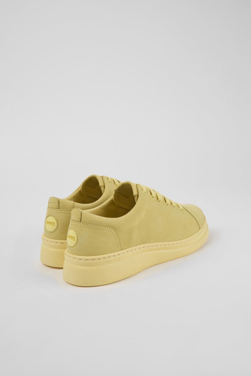 Zapatillas Camper Runner Up Nubuck Mujer Amarillo | KJGTI-0518