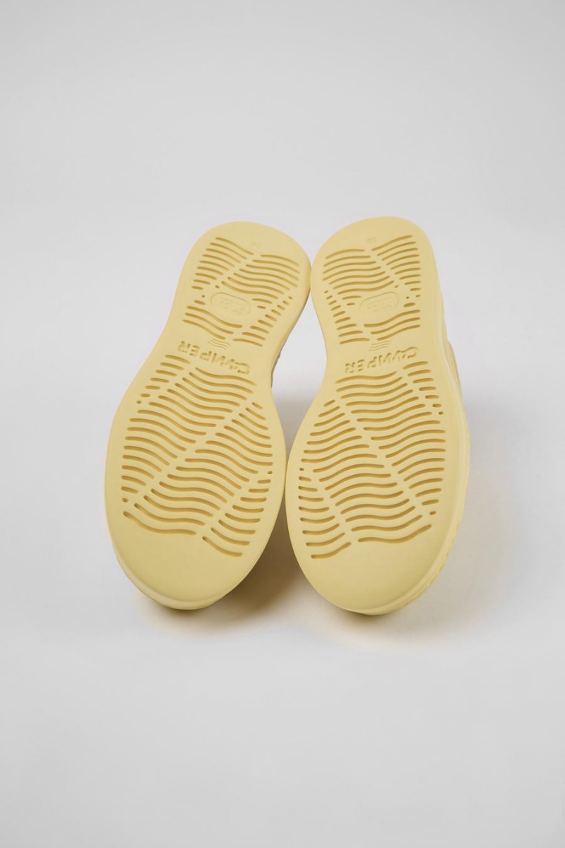 Zapatillas Camper Runner Up Nubuck Mujer Amarillo | KJGTI-0518