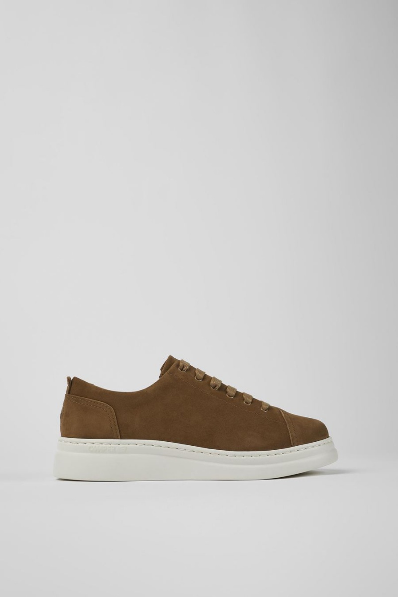 Zapatillas Camper Runner Up Nubuck Mujer Marrones | OZDWK-8264