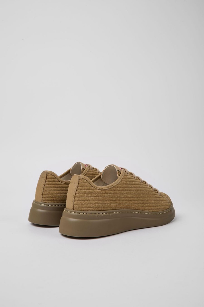 Zapatillas Camper Runner Up Recycled Cuero Mujer Beige | JVXTW-2306