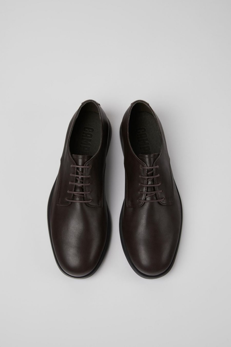 Zapatillas Camper Truman Formal Hombre Marrones | FMZVJ-2748