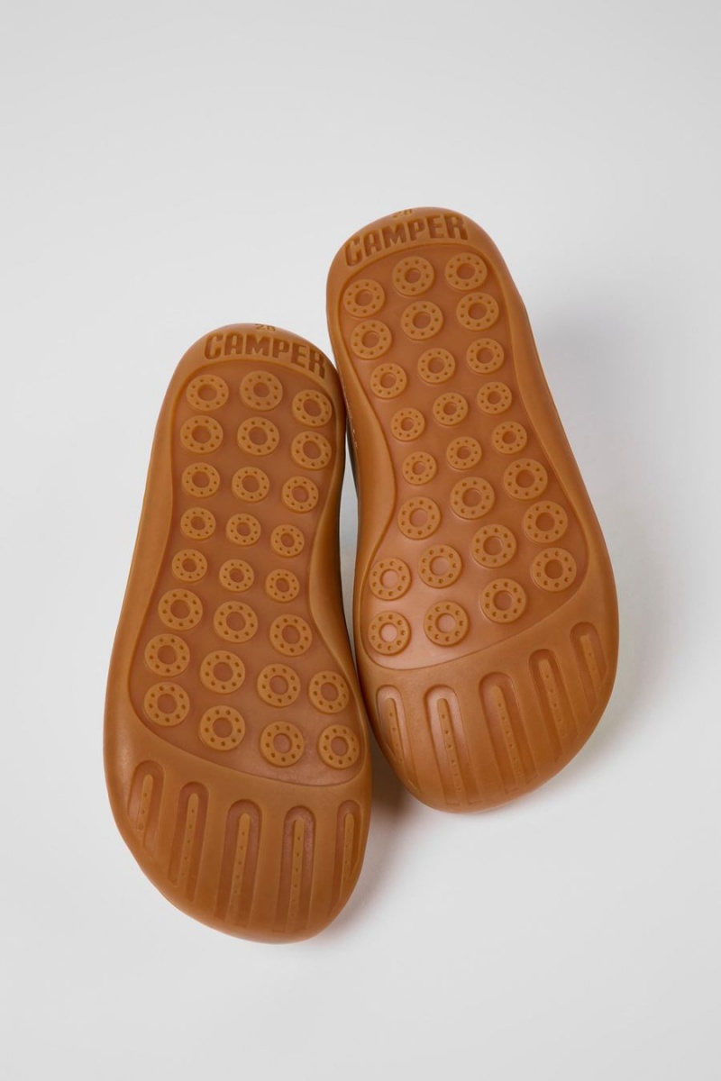 Zapatillas Camper Twins Cuero Niña Blancas | EUZNW-1459