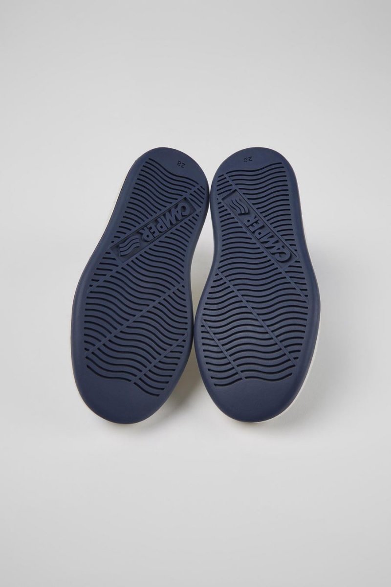 Zapatillas Camper Twins Cuero Niña Blancas | ADIOH-4815