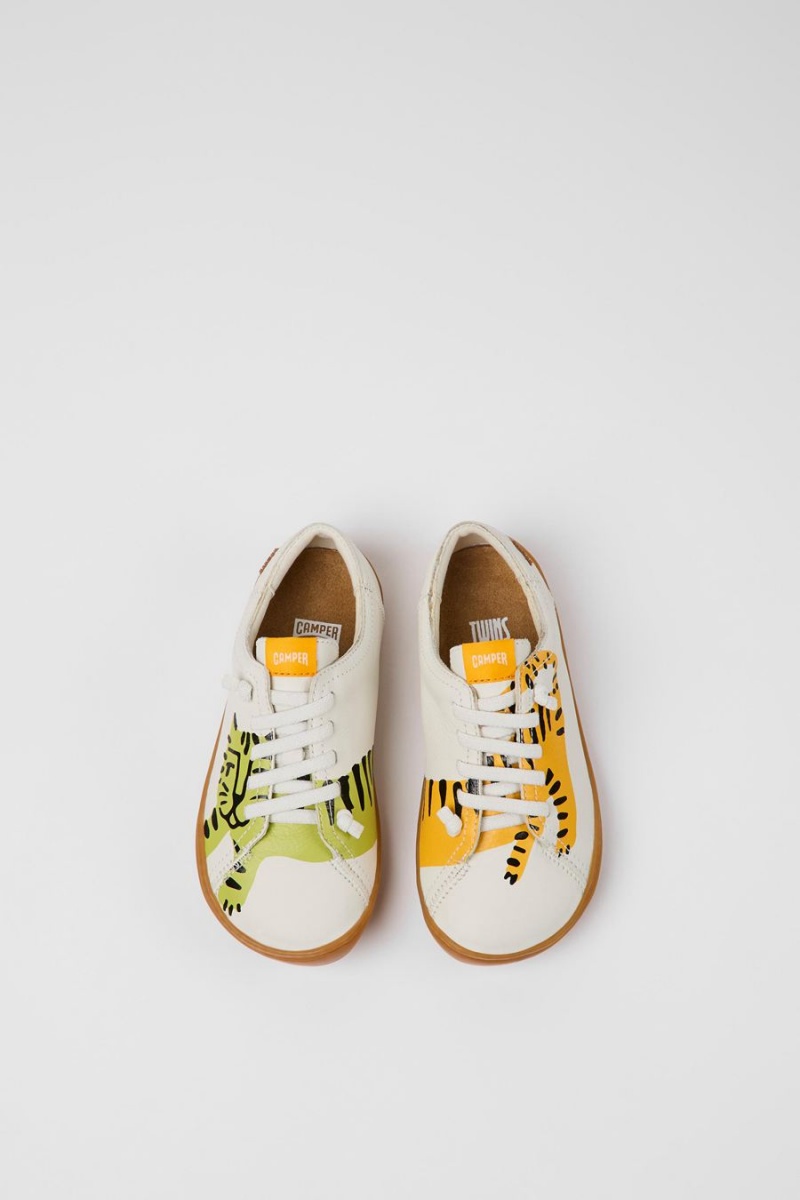 Zapatillas Camper Twins Cuero Niño Multicolor | RMGFW-6318