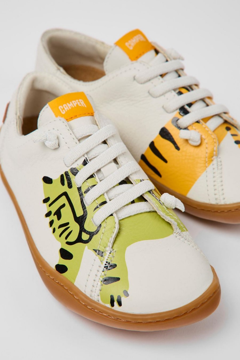 Zapatillas Camper Twins Cuero Niño Multicolor | RMGFW-6318
