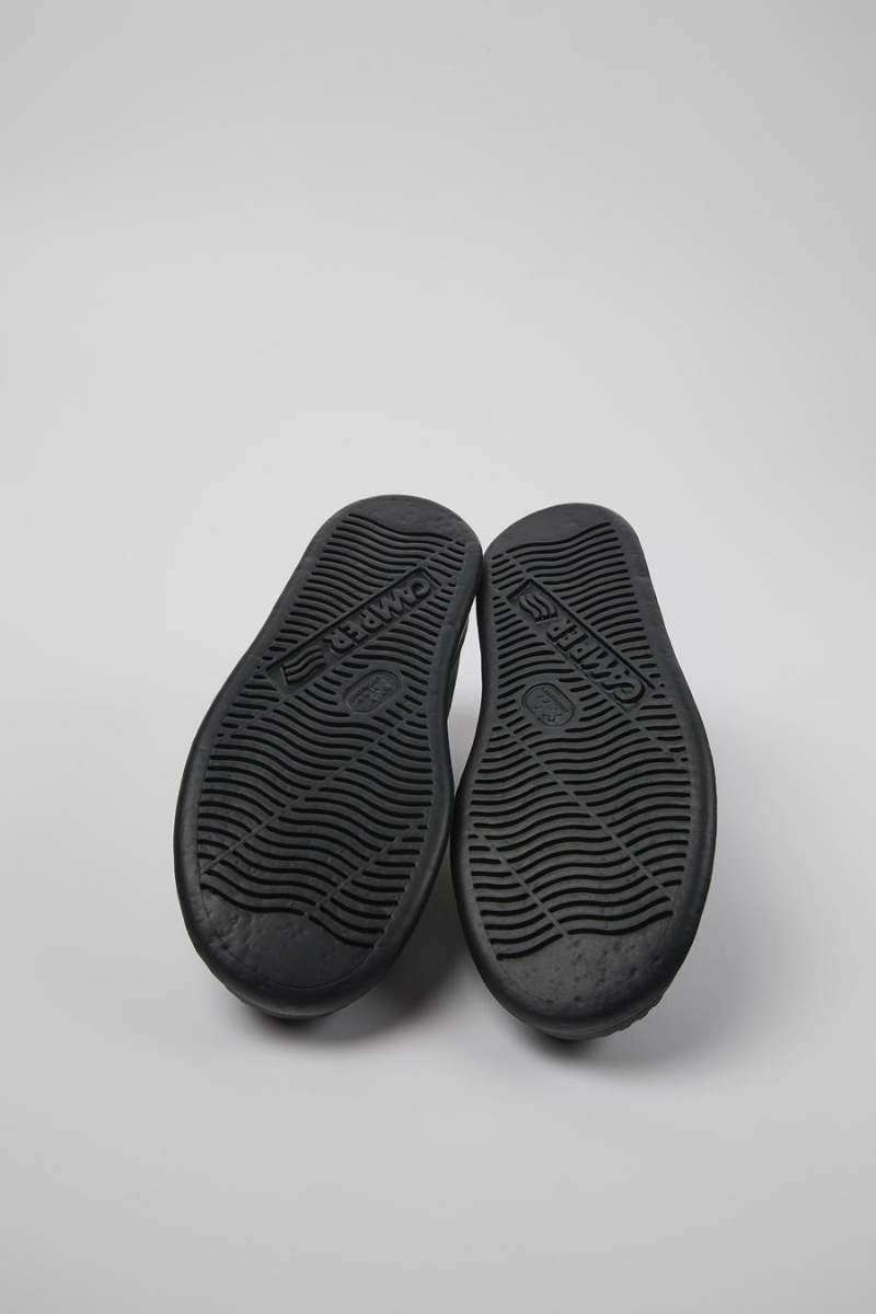 Zapatillas Camper Twins Cuero Nubuck Hombre Negras | FIPRA-1974