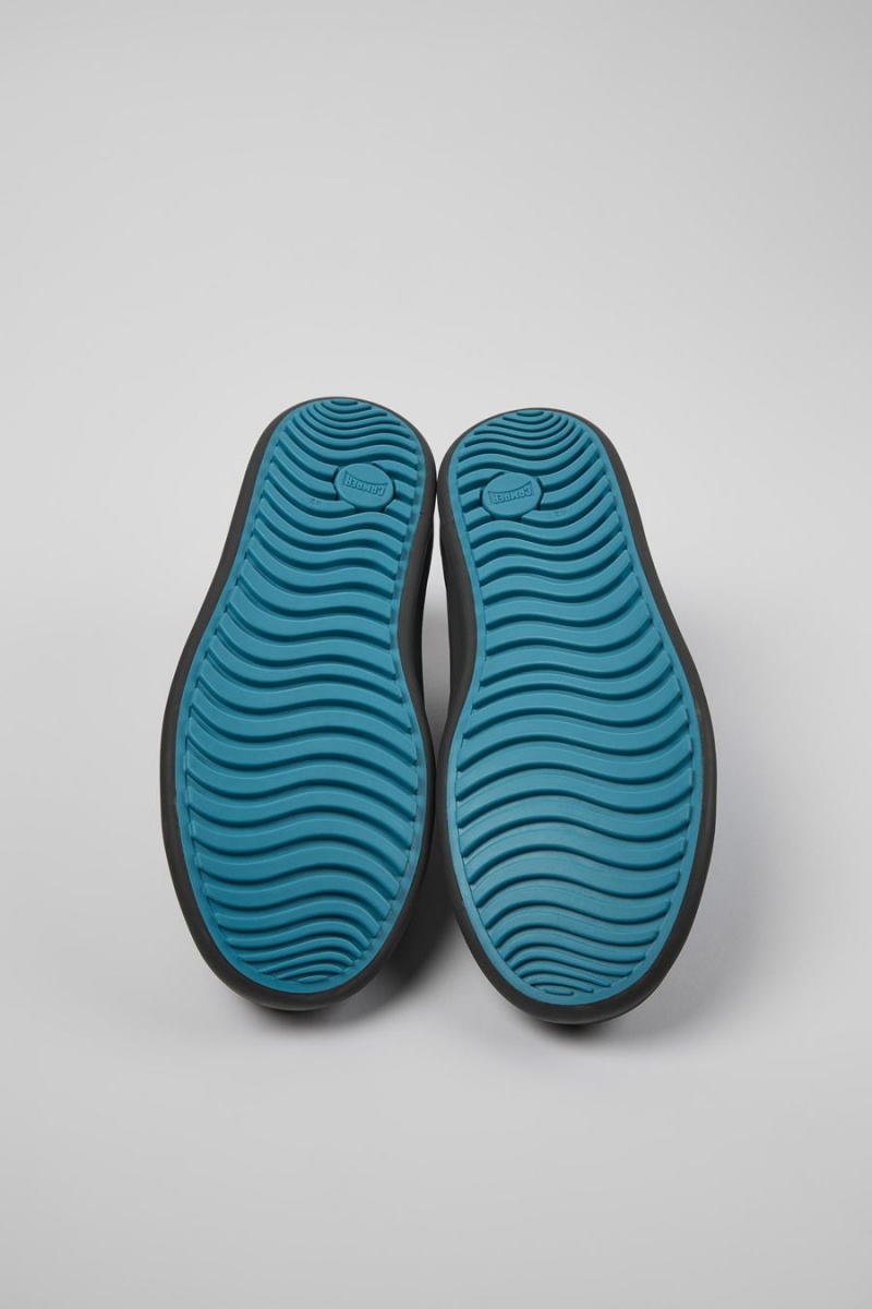 Zapatillas Camper Twins Cuero Nubuck Hombre Azul Marino | BCXGJ-5329