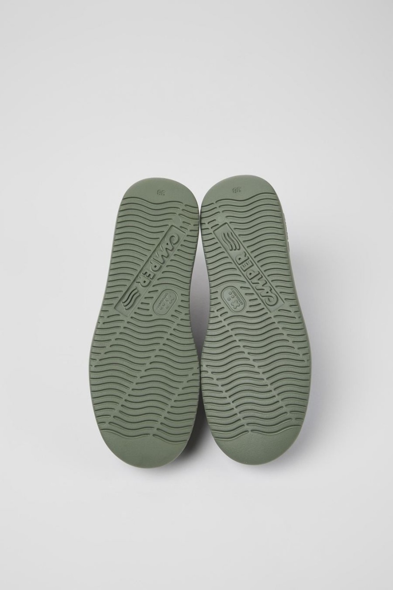 Zapatillas Camper Twins Cuero Nubuck Mujer Negras | HGEWP-7912