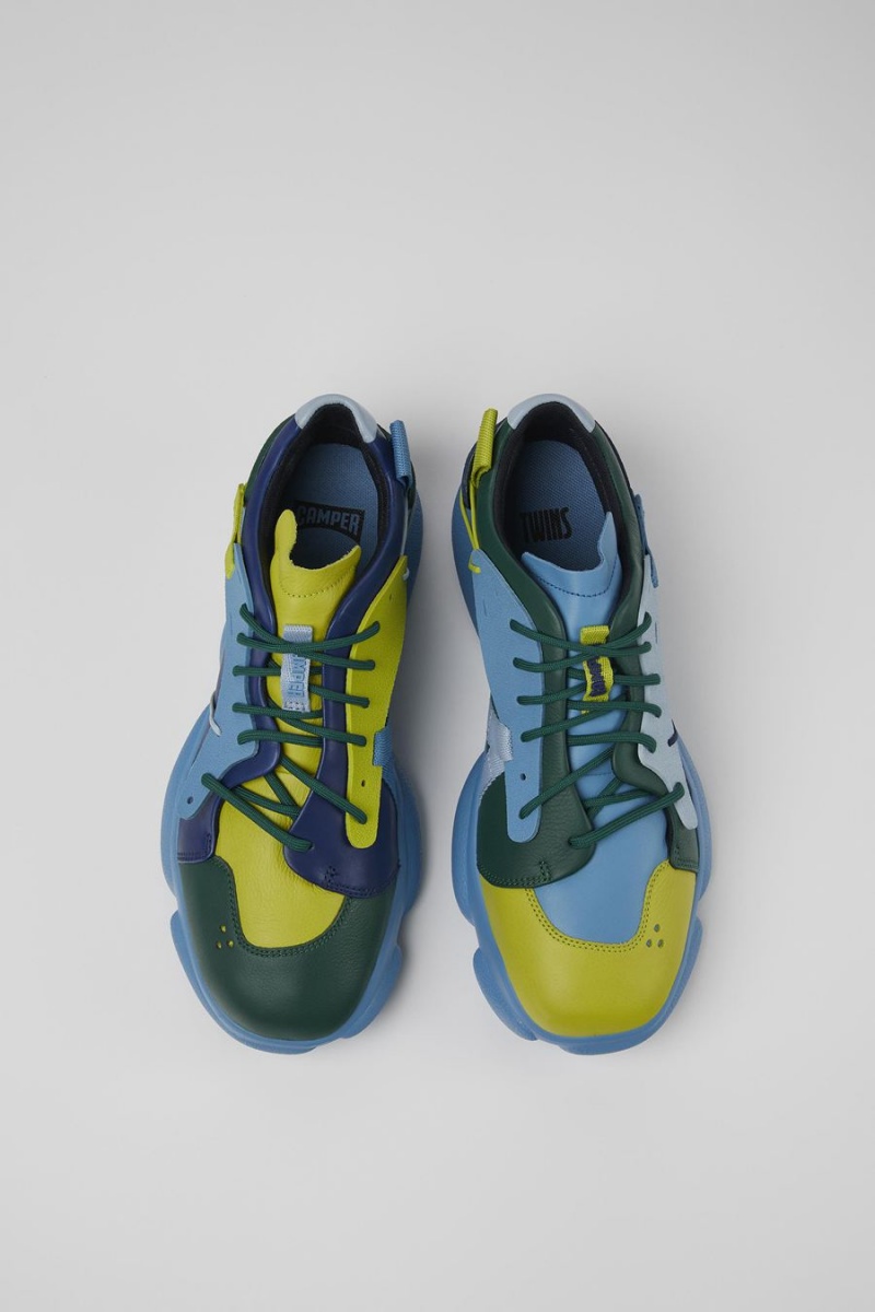 Zapatillas Camper Twins Cuero Textil Mujer Multicolor | LMZCT-3891