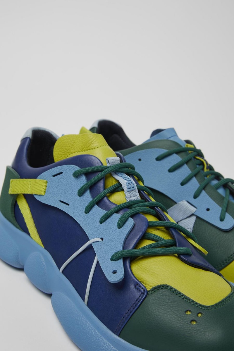 Zapatillas Camper Twins Cuero Textil Mujer Multicolor | LMZCT-3891