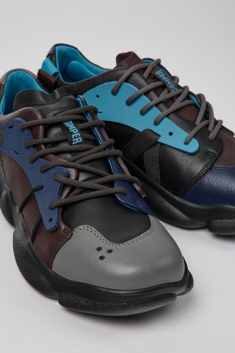 Zapatillas Camper Twins Cuero Textil Mujer Multicolor | GTLPO-2893