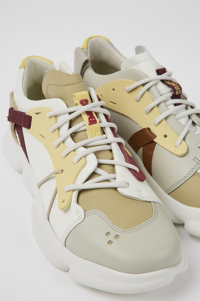 Zapatillas Camper Twins Cuero Textil Mujer Multicolor | TJKPI-7412
