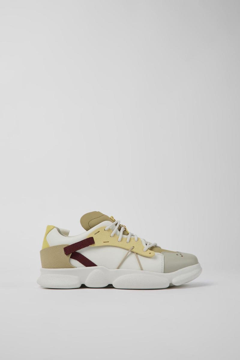 Zapatillas Camper Twins Cuero Textil Mujer Multicolor | TJKPI-7412
