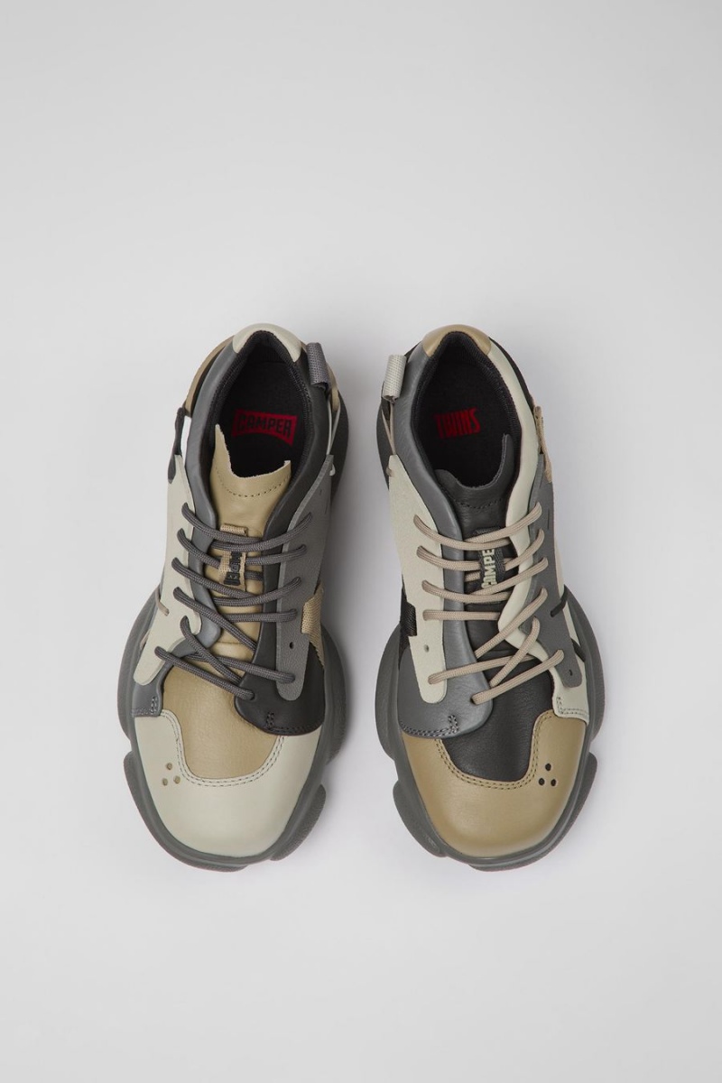 Zapatillas Camper Twins Cuero Textil Mujer Multicolor | JWABI-8415