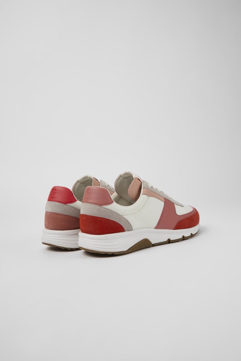 Zapatillas Camper Twins Encaje up Mujer Blancas | QAFUM-6701