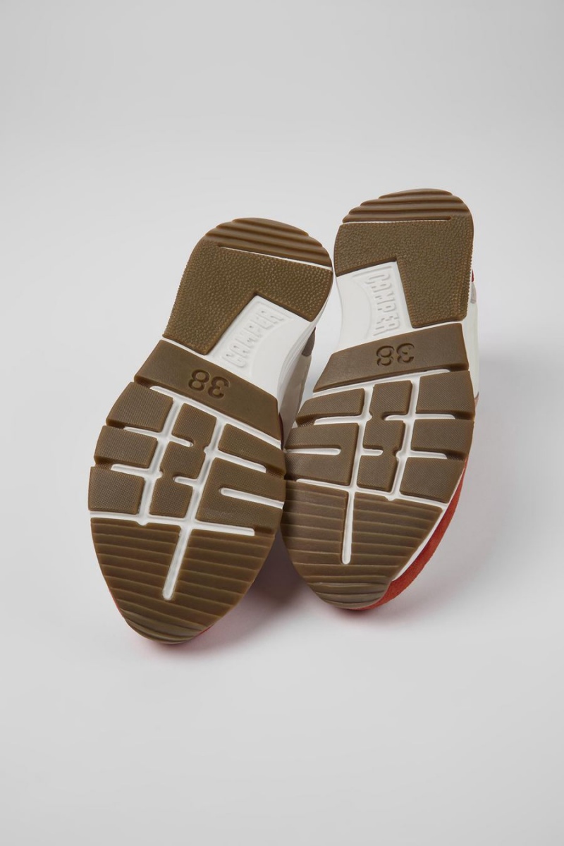 Zapatillas Camper Twins Encaje up Mujer Blancas | QAFUM-6701