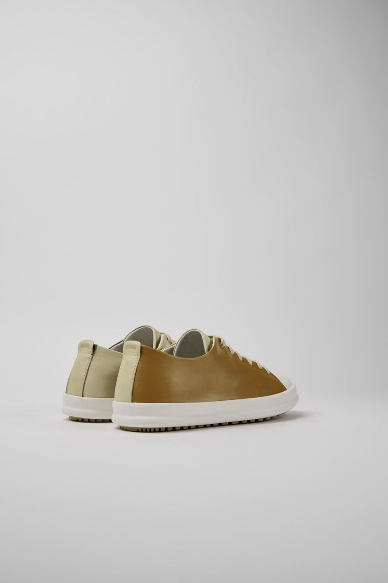 Zapatillas Camper Twins Hombre Beige | WTXQL-8451